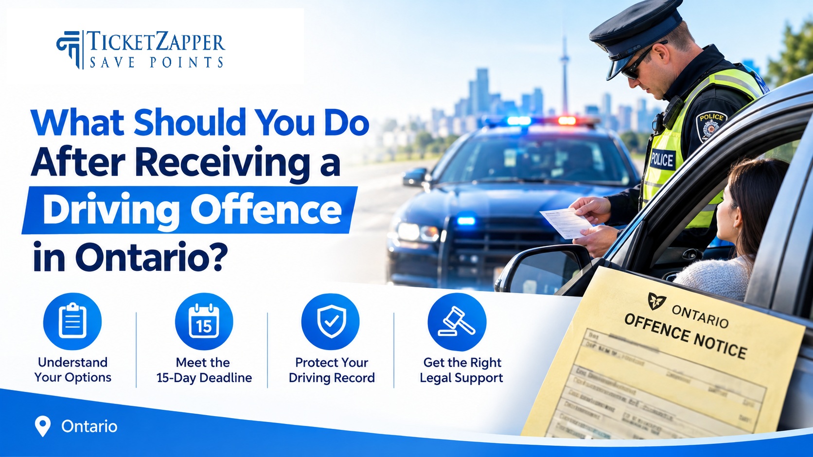 What Should You Do After Receiving a Driving Offence in Ontario?