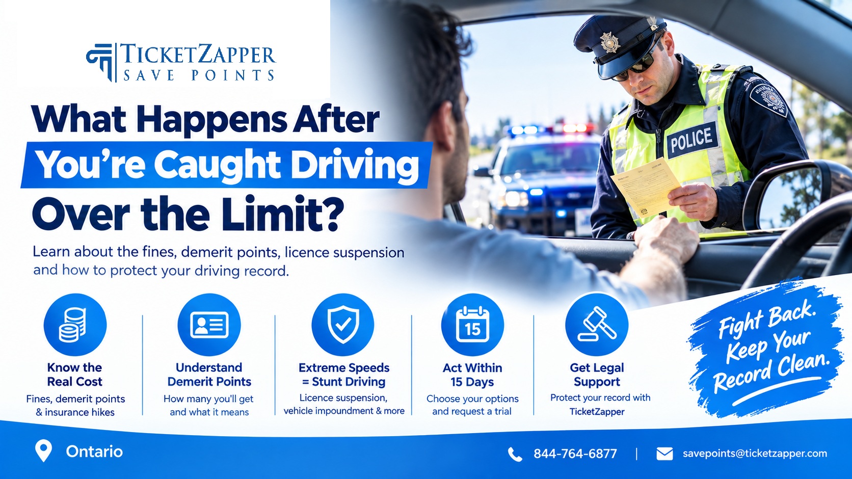 What Happens After You’re Caught Driving Over the Limit?
